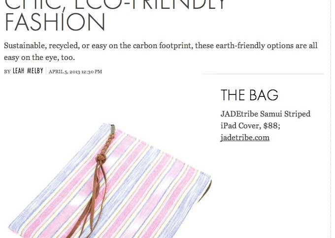 Elle.com Samui iPad Pink Blue - JADEtribe / jade tribe
